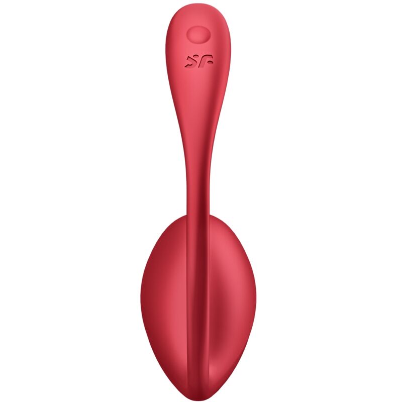 SATISFYER - STIMOLATORE PER IL PUNTO G CON TELECOMANDO A PETALI LUCIDI ROSSO APP GRATUITA