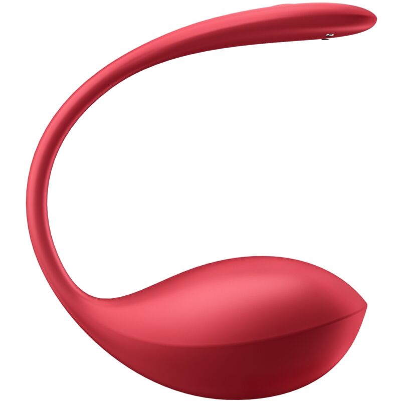 SATISFYER - STIMOLATORE PER IL PUNTO G CON TELECOMANDO A PETALI LUCIDI ROSSO APP GRATUITA