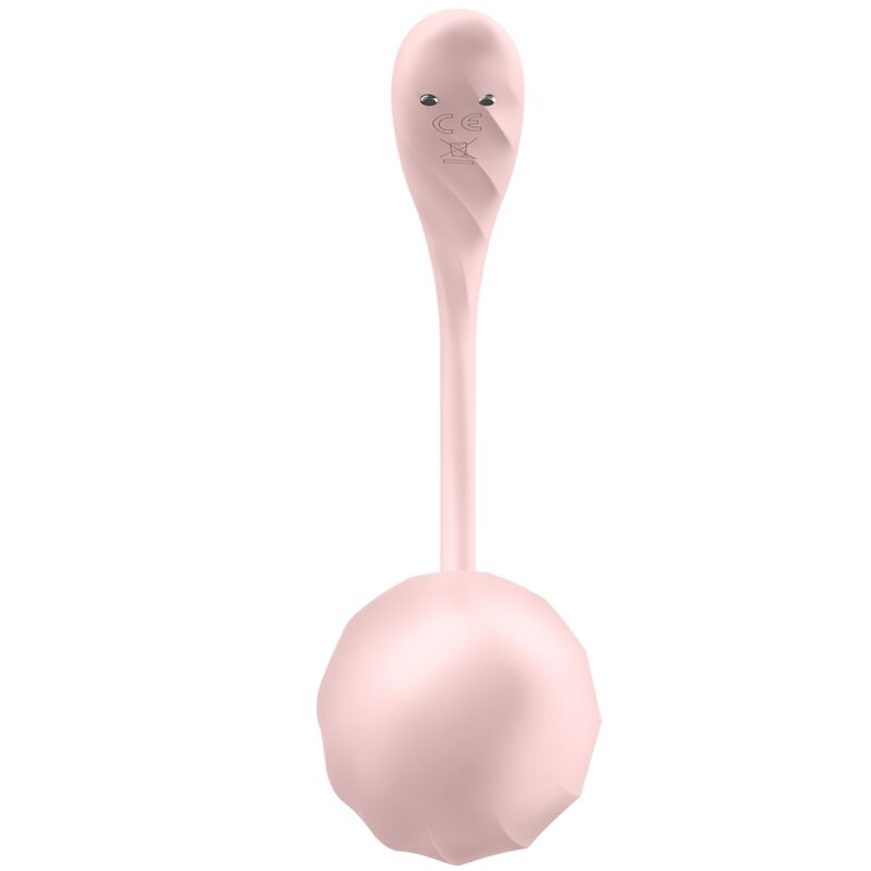 SATISFYER - STIMOLATORE TELECOMANDATO PER IL PUNTO G A FORMA DI PETALO A COSTINE ROSA CON APP GRATUITA