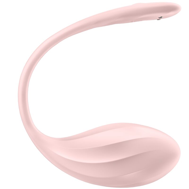 SATISFYER - STIMOLATORE TELECOMANDATO PER IL PUNTO G A FORMA DI PETALO A COSTINE ROSA CON APP GRATUITA
