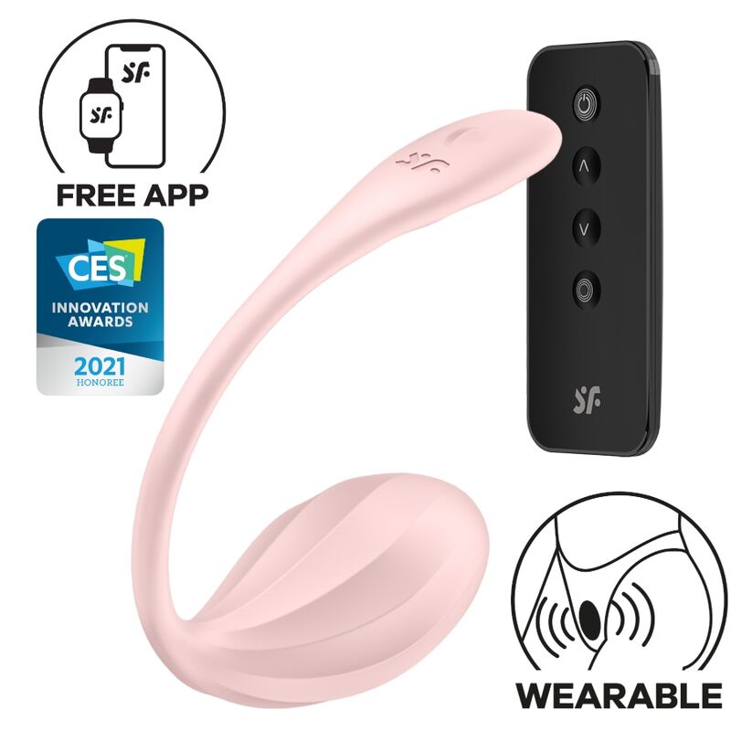 SATISFYER - ESTIMULADOR DE PUNTO G CON PÉTALO ACANALADO CON CONTROL REMOTO, APLICACIÓN GRATUITA