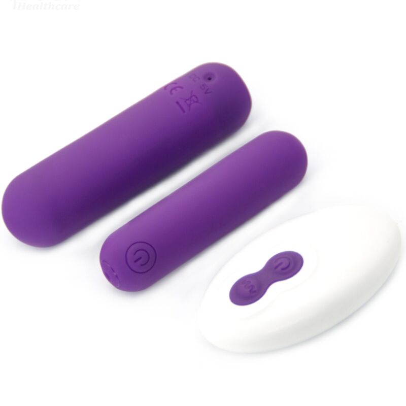 ARMONY - SPLASH JOLINE VIBRADOR BALA SILICONA CONTROL REMOTO 10 VIBRACIONES 6.5 X 1.5 CM MORADO