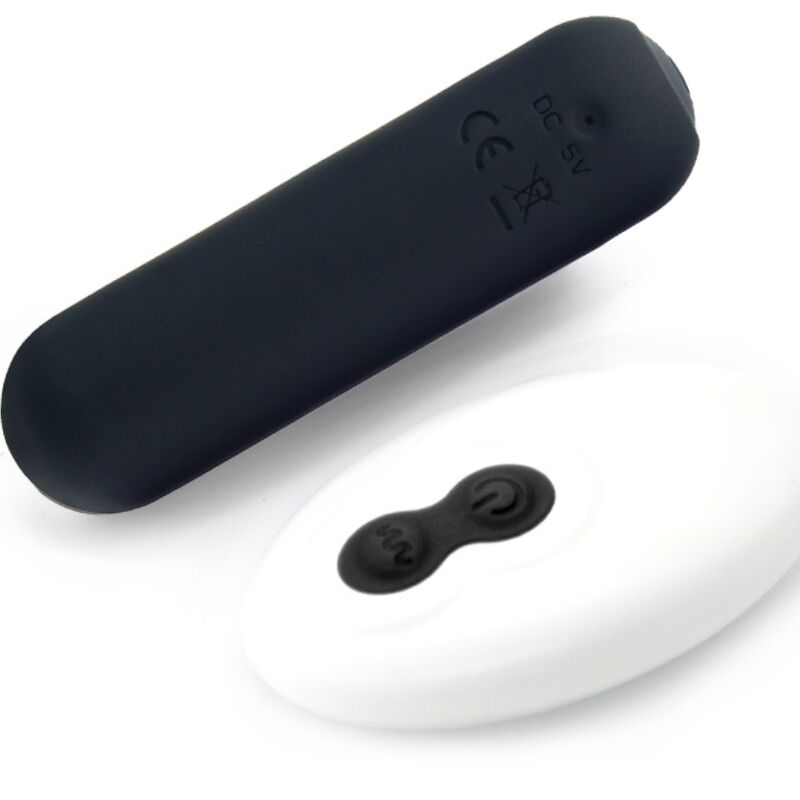 ARMONY - SPLASH JOIE VIBRADOR BALA SILICONA CONTROL REMOTO 10 VIBRACIONES 75 X 19 CM NEGRO