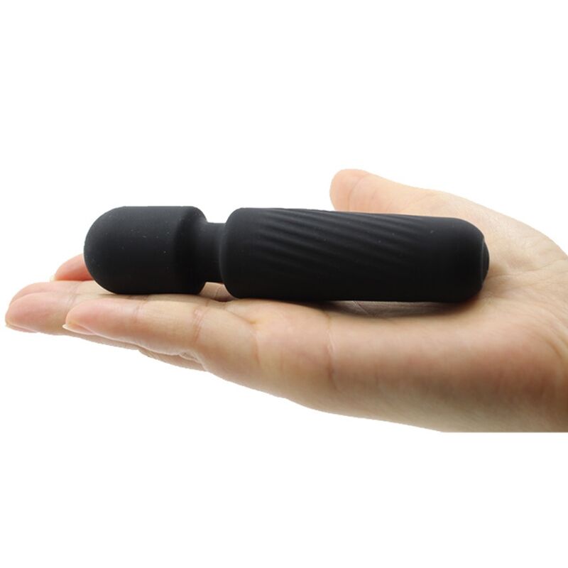 ARMONY - TU MASAJEADOR Y VIBRADOR MÁGICO RECARGABLE 10 VIBRACIONES NEGRO
