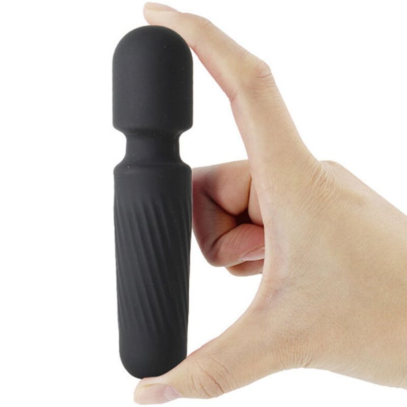ARMONY - TU MASAJEADOR Y VIBRADOR MÁGICO RECARGABLE 10 VIBRACIONES NEGRO