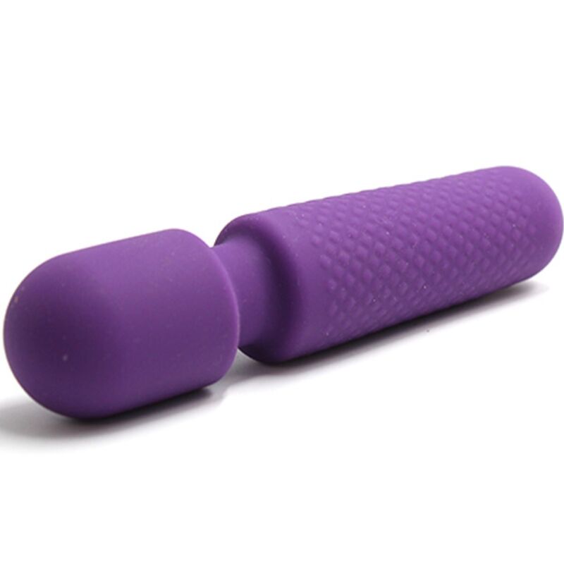 ARMONY - TU MASAJEADOR Y VIBRADOR MÁGICO RECARGABLE 10 VIBRACIONES VARITA PUNTOS MORADO