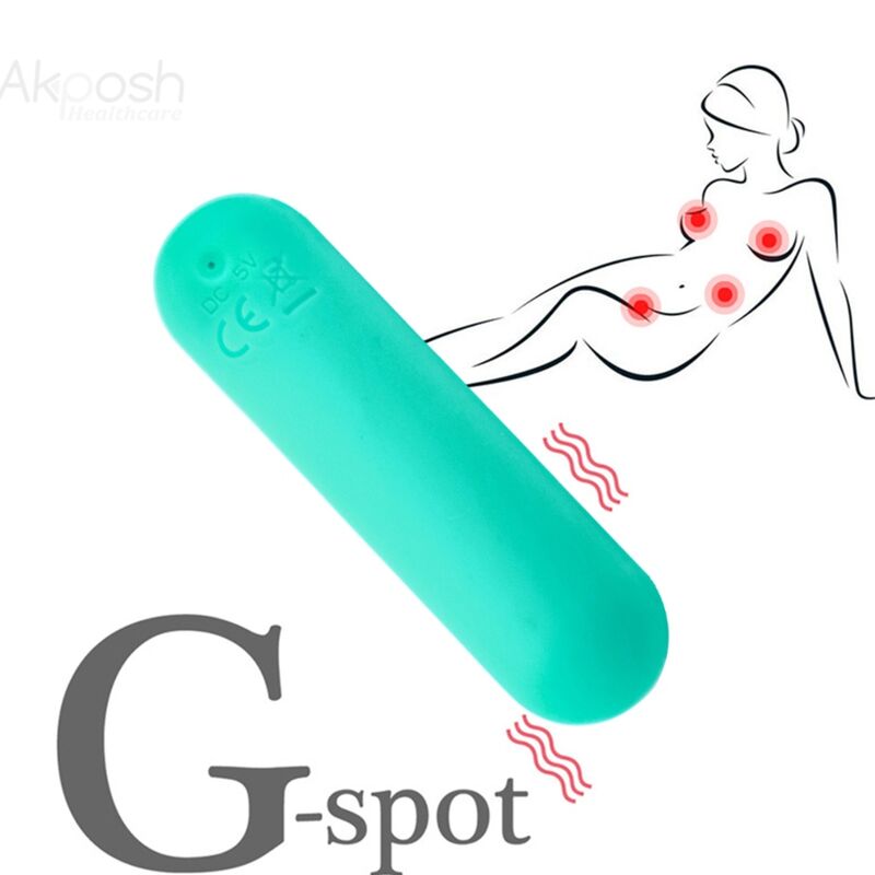 ARMONY - SPLASH JOIE VIBRADOR BALA SILICONA CONTROL REMOTO 10 VIBRACIONES 75 X 19 CM VERDE