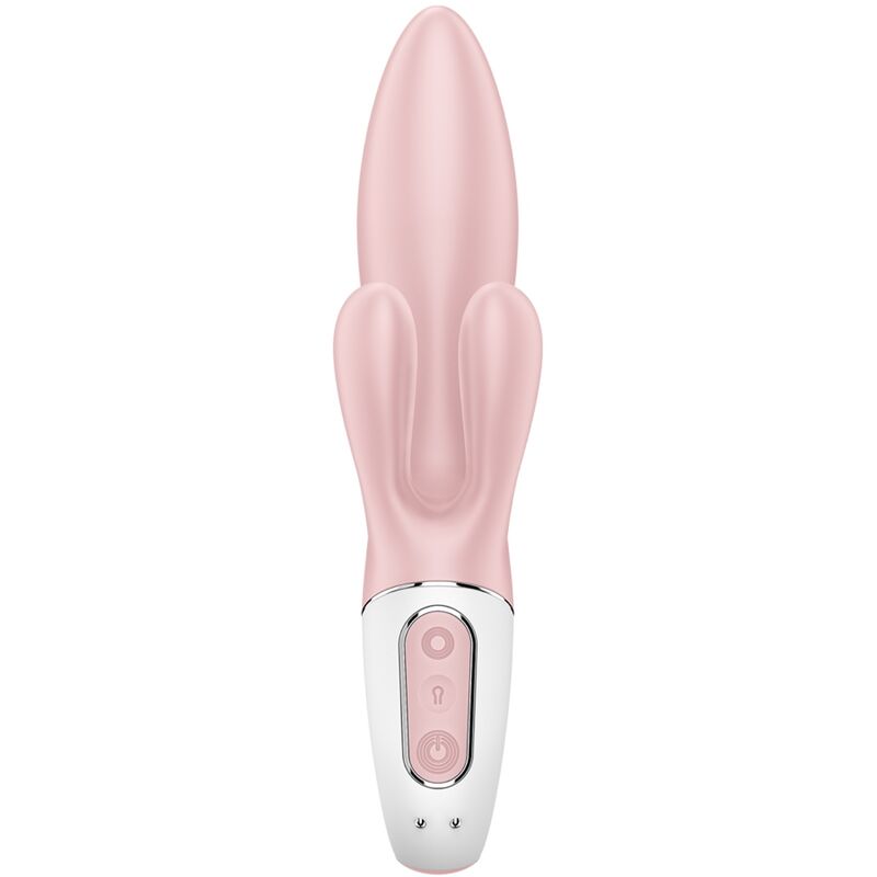 SATISFYER - BOMBA DE AIRE CONEJO 3 VIBRADOR INFLABLE CONEJO ROSA