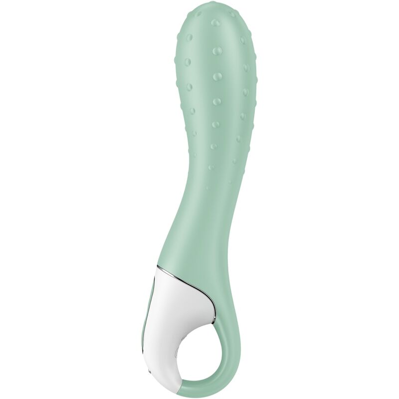 SATISFYER - VIBRADOR CON BOMBA DE AIRE 3 PUNTOS G INFLABLES MENTA