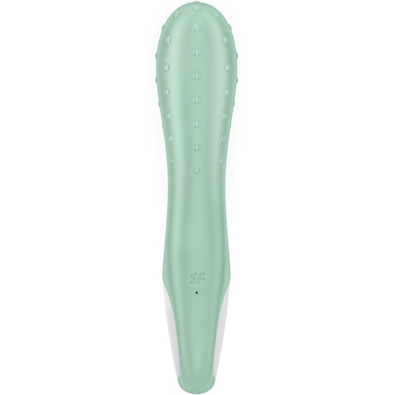 SATISFYER - VIBRADOR CON BOMBA DE AIRE 3 PUNTOS G INFLABLES MENTA