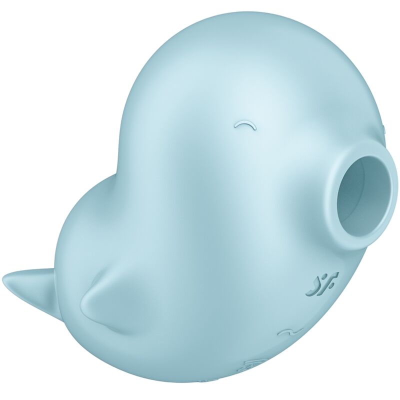 SATISFYER - ESTIMULADOR Y VIBRADOR SASSY SEAL AZUL