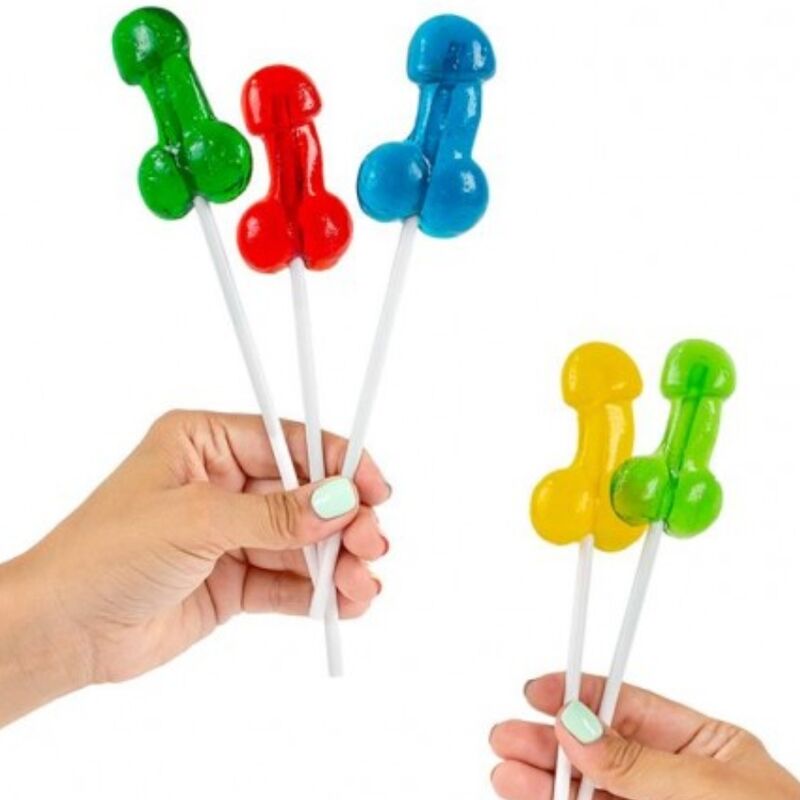 SECRETPLAY - ASSORTIMENTO DI LECCA-LECCA A FORMA DI PENE CON ALCOOL 40 UNITÀ