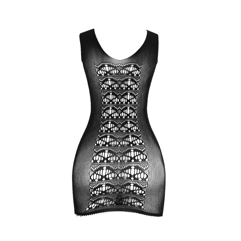 SUBBLIME - 952167 VESTIDO CORTO DE RED ELÁSTICA NEGRO TALLA ÚNICA
