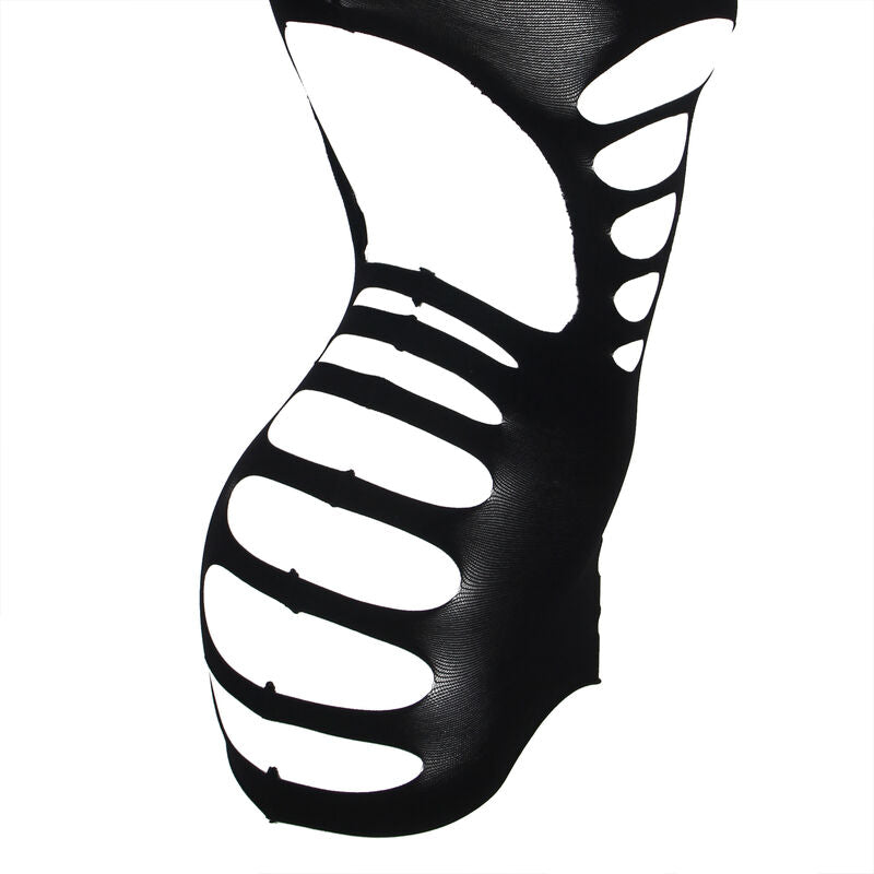 SUBBLIME - 952266 VESTIDO DE RED ELÁSTICA DE MANGA LARGA NEGRO TALLA ÚNICA