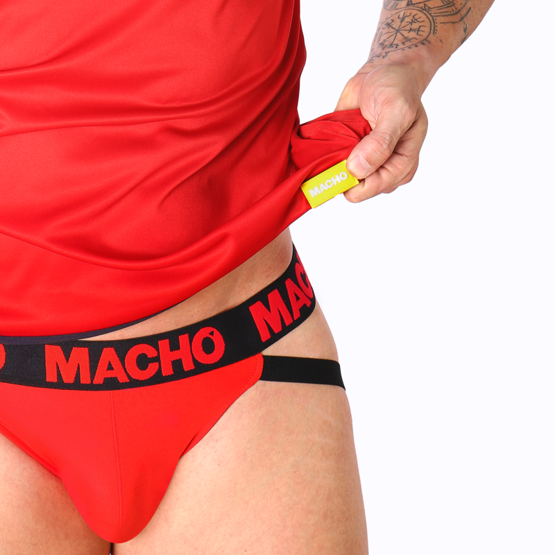 MACHO - T-SHIRT ROSSA S/M