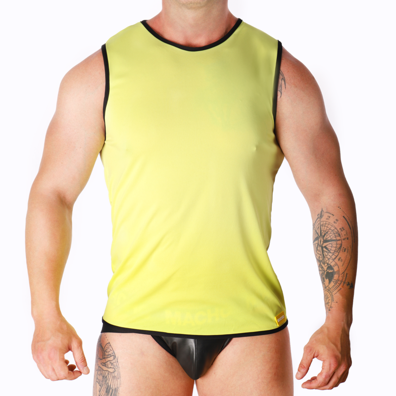 MACHO - T-SHIRT GIALLA S/M