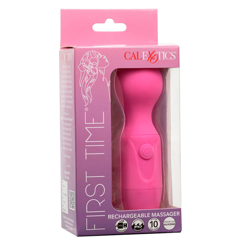 CALEXOTICS - MASSAGGIATORE RICARICABILE PER LA PRIMA VOLTA 10 VIBRAZIONI ROSA