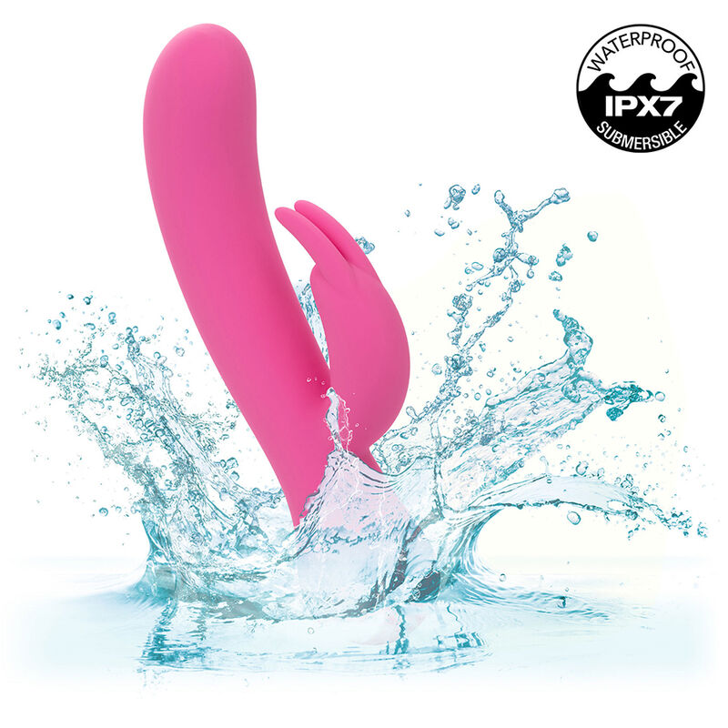 CALEXOTICS - VIBRATORE PER LA PRIMA VOLTA RABBIT RICARICABILE ROSA