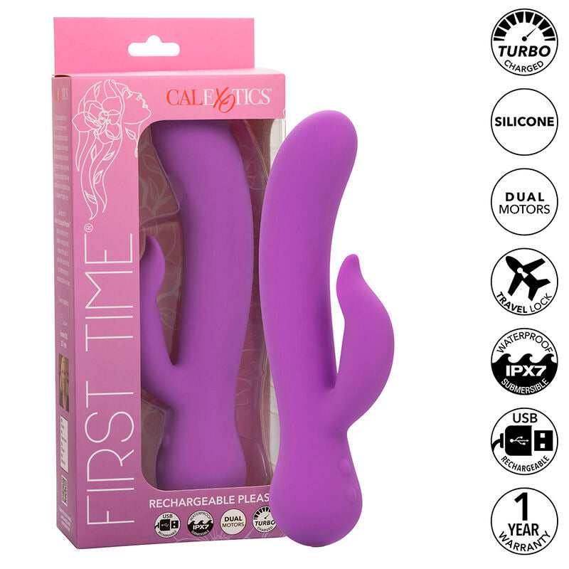CALEXOTICS - VIBRATORE PER LA PRIMA VOLTA PLEASER RICARICABILE VIOLA