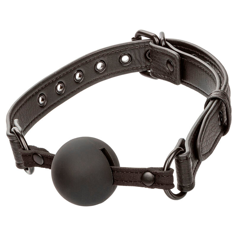 CALEXOTICS - BALL GAG NOTTURNO IN SILICONE NERO