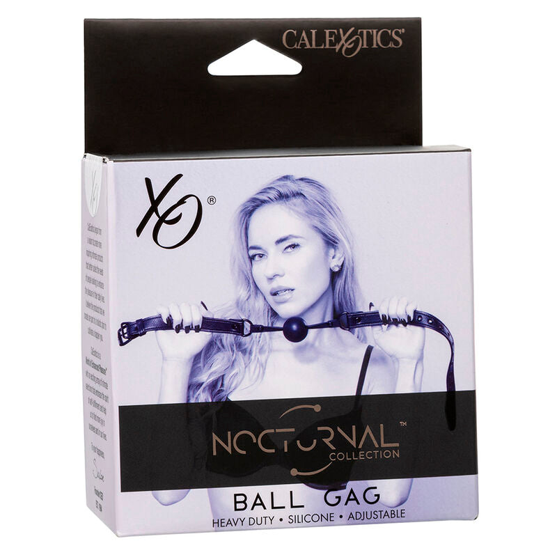 CALEXOTICS - BALL GAG NOTTURNO IN SILICONE NERO