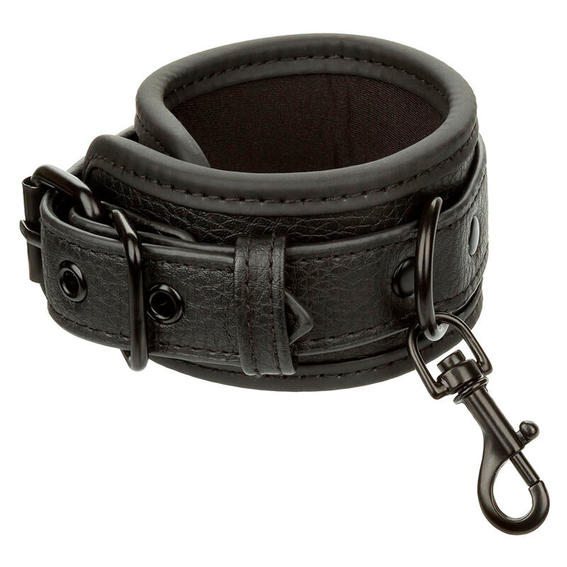 CALEXOTICS - MANICHETTE DA POLSO IN PELLE NOTTURNE REGOLABILI NERE