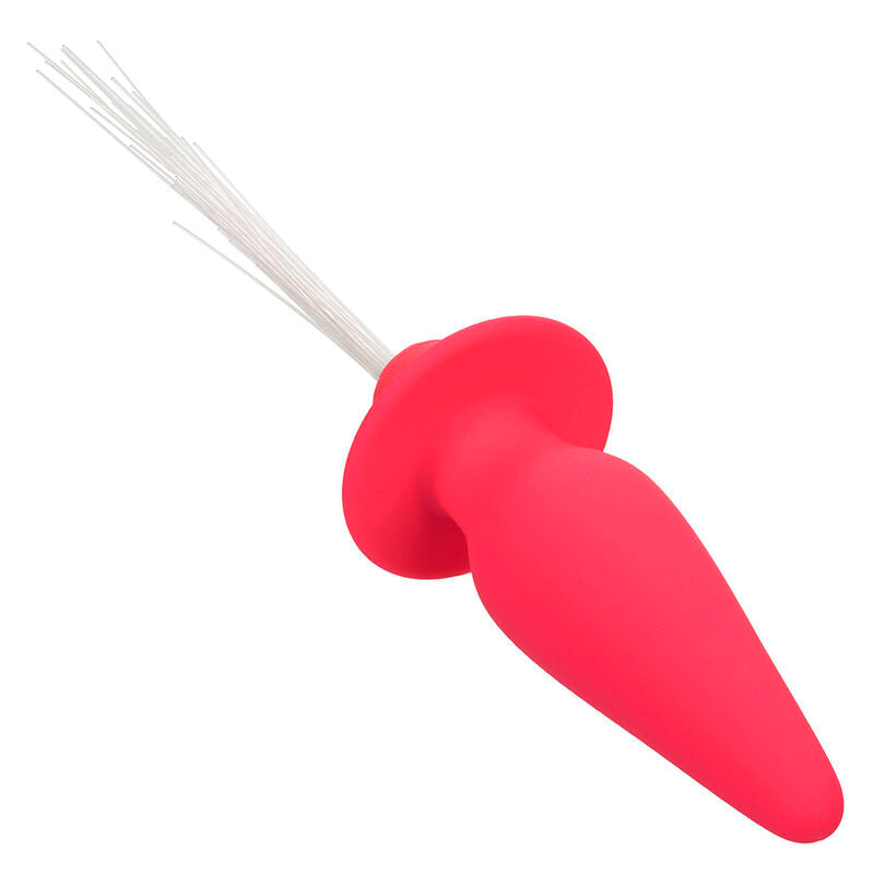 CALEXOTICS - SOUTHERN LIGHTS PLUG ANALE ILLUMINANTE 10 VIBRAZIONI SILICONE ROSA