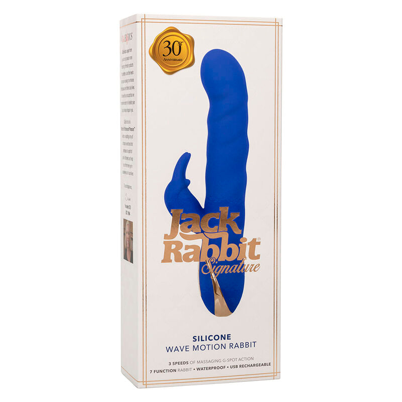 CALEXOTICS - VIBRADOR JACK RABBIT WAVE MOTION AZUL