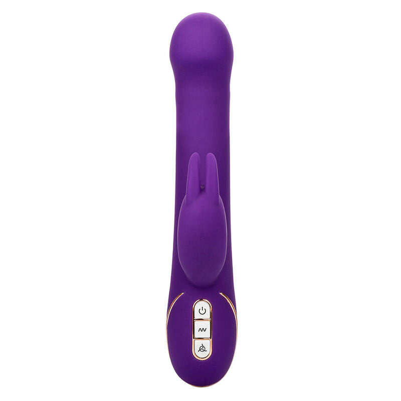 CALEXOTICS - VIBRADOR Y ESTIMULADOR JACK RABBIT 7 NIVELES DE VIBRACIÓN Y ONDAS ESTIMULANTES AZUL