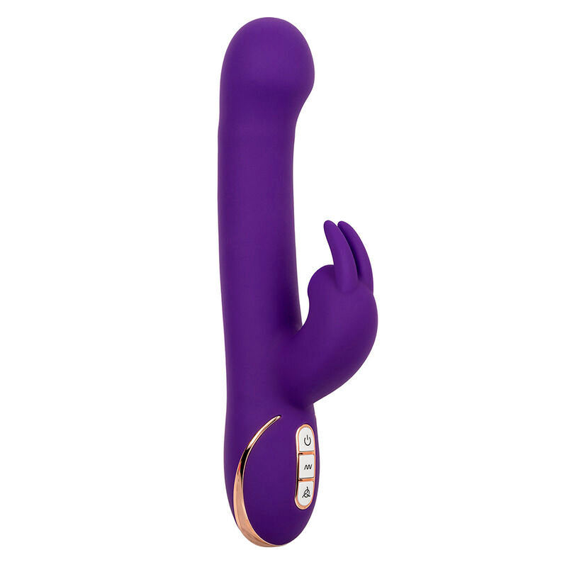 CALEXOTICS - VIBRADOR Y ESTIMULADOR JACK RABBIT 7 NIVELES DE VIBRACIÓN Y ONDAS ESTIMULANTES AZUL