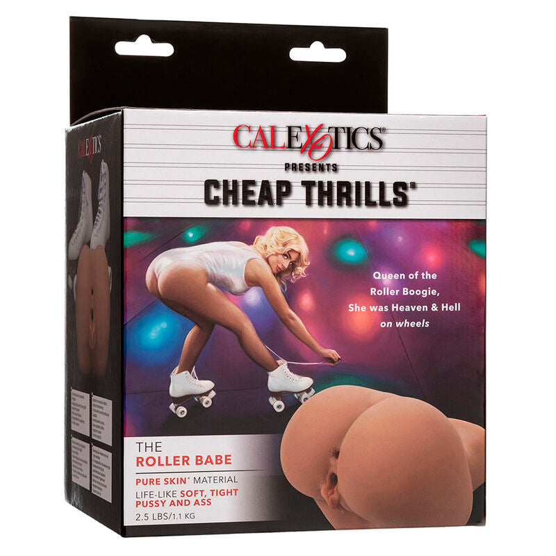 CALEXOTICS - THE ROLLER BABE MASTURBADOR DOBLE REALISTA CARNE