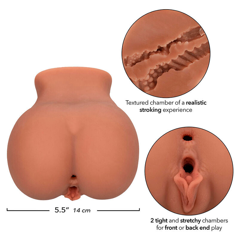 CALEXOTICS - THE ROLLER BABE MASTURBADOR DOBLE REALISTA CARNE