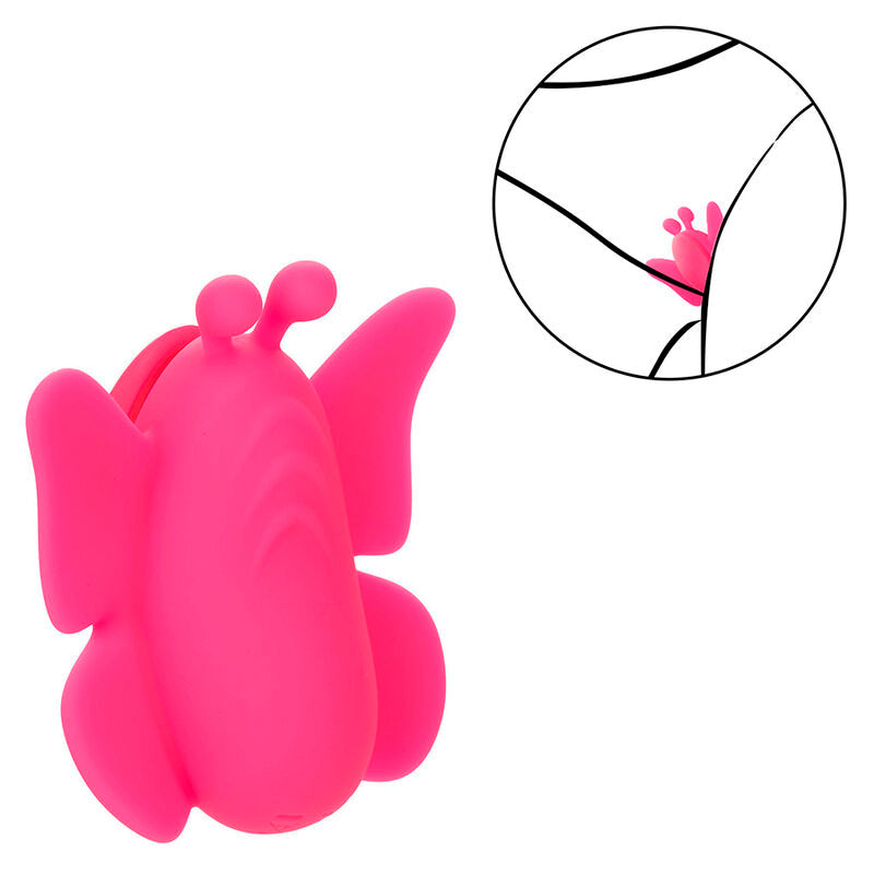 CALEXOTICS - NEON VIBES EL ESTIMULADOR FLUTTER VIBE 10 VIBRACIONES ROSA