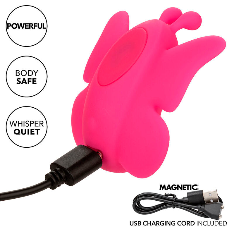 CALEXOTICS - NEON VIBES EL ESTIMULADOR FLUTTER VIBE 10 VIBRACIONES ROSA