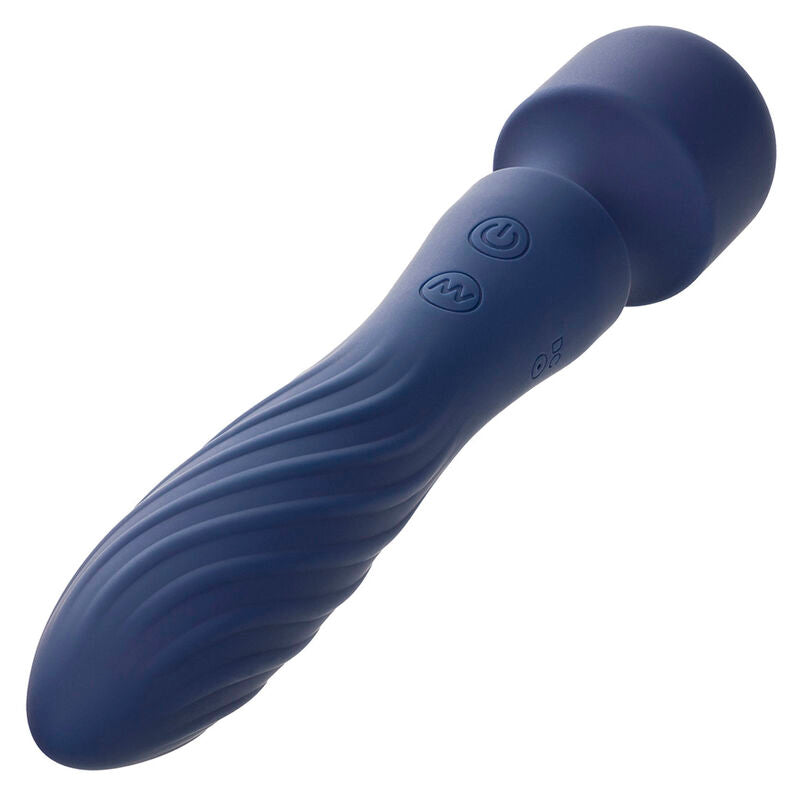 CALEXOTICS - MASAJEADOR CHARISMA MYSTIQUE DOBLE MOTOR 12 FUNCIONES 20,5 CM X 4,5 CM MORADO
