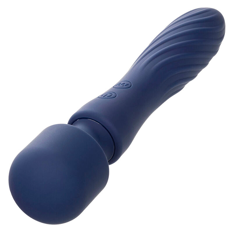 CALEXOTICS - MASAJEADOR CHARISMA MYSTIQUE DOBLE MOTOR 12 FUNCIONES 20,5 CM X 4,5 CM MORADO