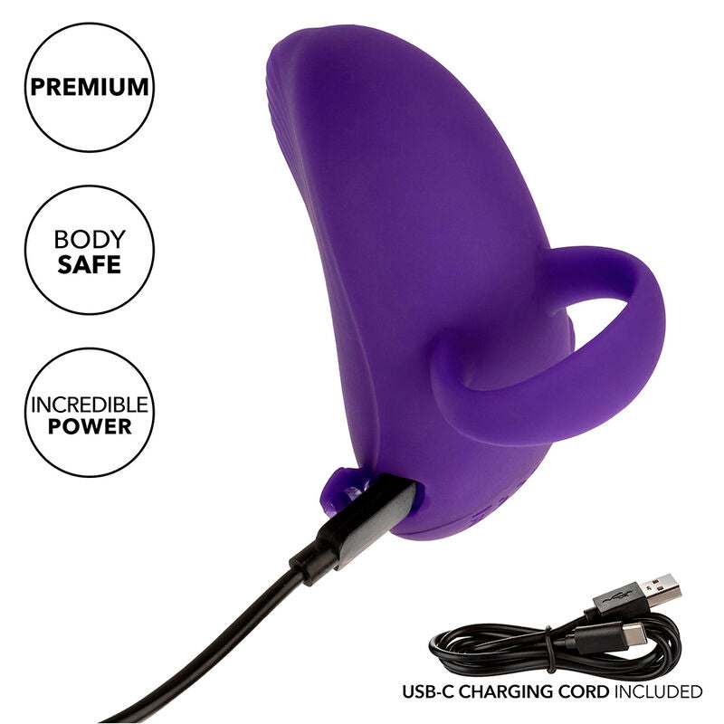 CALEXOTICS - ENVY MASSAGGIATORE PALMARE A SFERA ROTANTE 7 VIBRAZIONI VIOLA