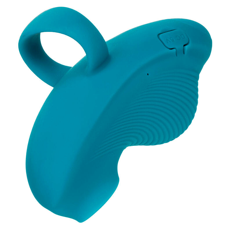 CALEXOTICS - MASAJEADOR DE MANO ENVY CON BOLA RODANTE, 7 VIBRACIONES, AZUL