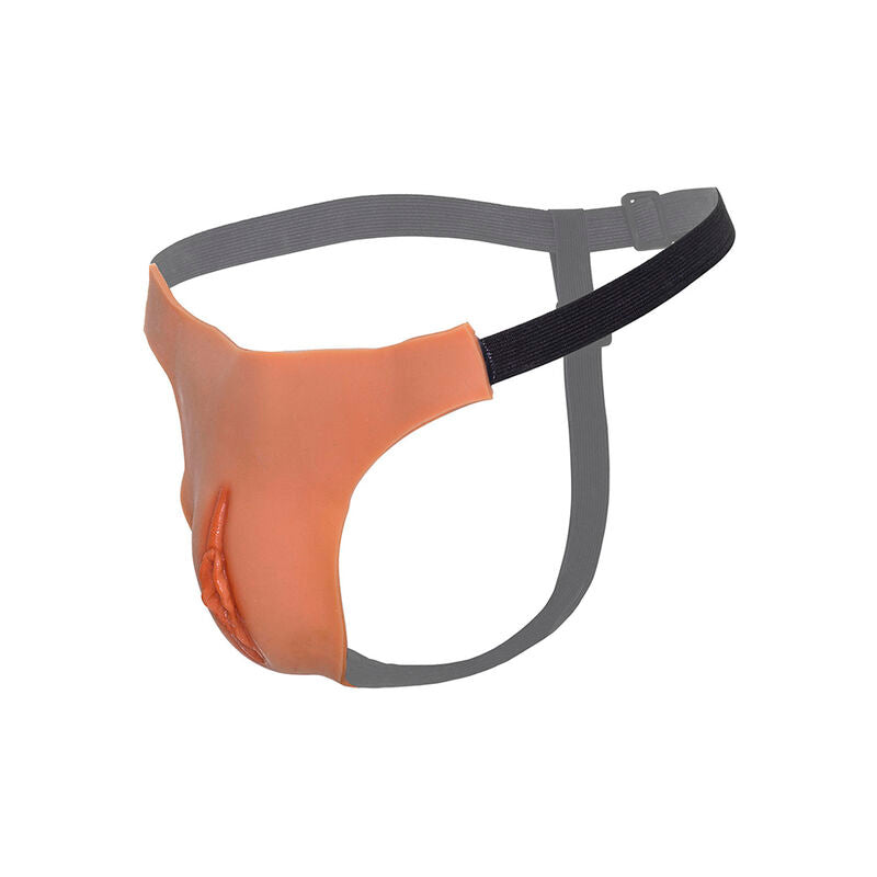 DESEO OCULTO - ALTER EGO TANGA VAGINA ABIERTA AJUSTABLE CARNE