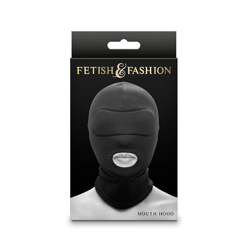 NOVEDADES NS - FETICHE Y MODA CUBIERTA BOCAL DE NYLON NEGRO