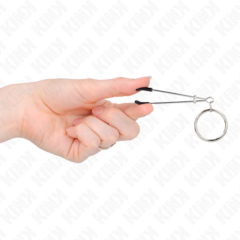 KINK - PINZAS PARA PEZONES FINAS CON JUNTA TÓRICA 7 CM