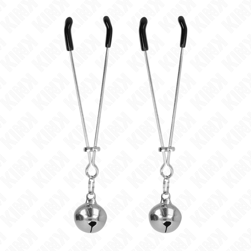 KINK - MORSETTI PER CAPEZZOLI A CAMPANA SOTTILE ARGENTO 7 CM