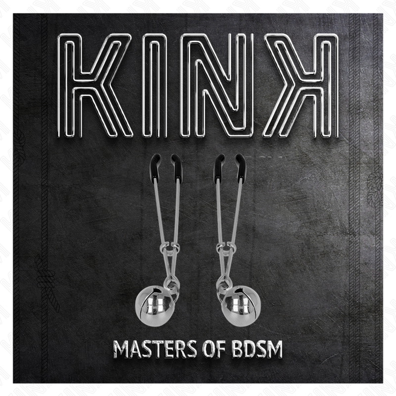 KINK - MORSETTI PER CAPEZZOLI A CAMPANA SOTTILE ARGENTO 7 CM