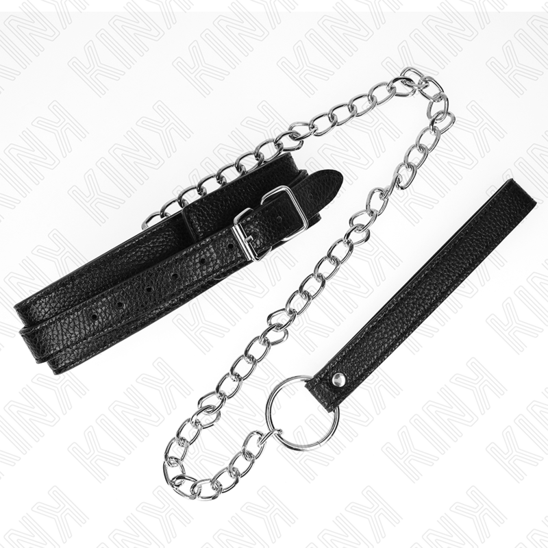 KINK - COLLANA CON MOTIVO SERPENTE E GUINZAGLIO 65 CM