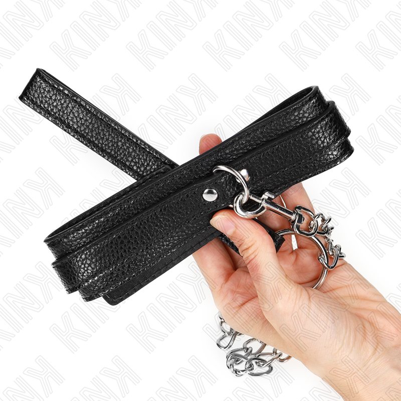 KINK - COLLANA CON MOTIVO SERPENTE E GUINZAGLIO 65 CM