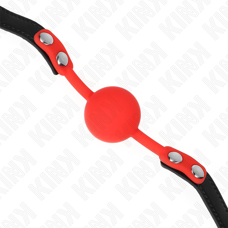 KINK - PALLA IN SILICONE ROSSA 4 CM BAVAGLIO 60 x 2 CM