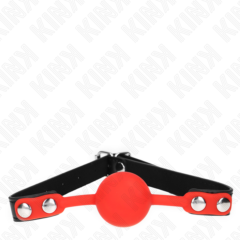 KINK - PALLA IN SILICONE ROSSA 4 CM BAVAGLIO 60 x 2 CM