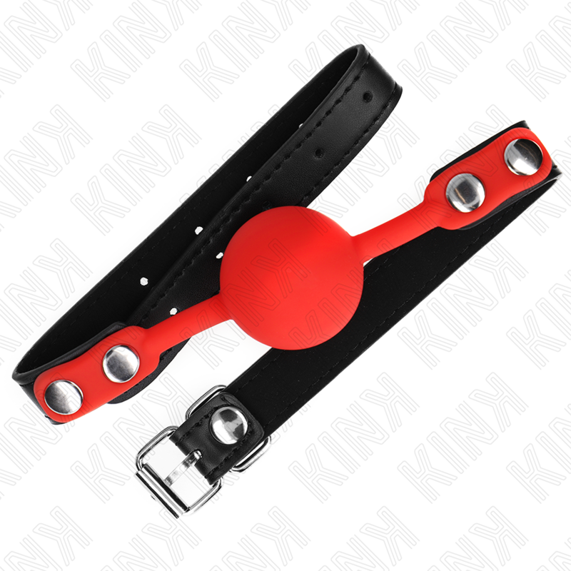 KINK - PALLA IN SILICONE ROSSA 4 CM BAVAGLIO 60 x 2 CM