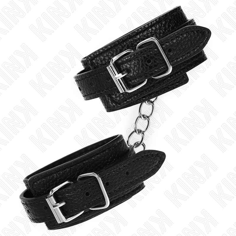 KINK - CINTURINI DA POLSO CON MOTIVO SERPENTE NERI REGOLABILI 20-28 CM X 5,4 CM
