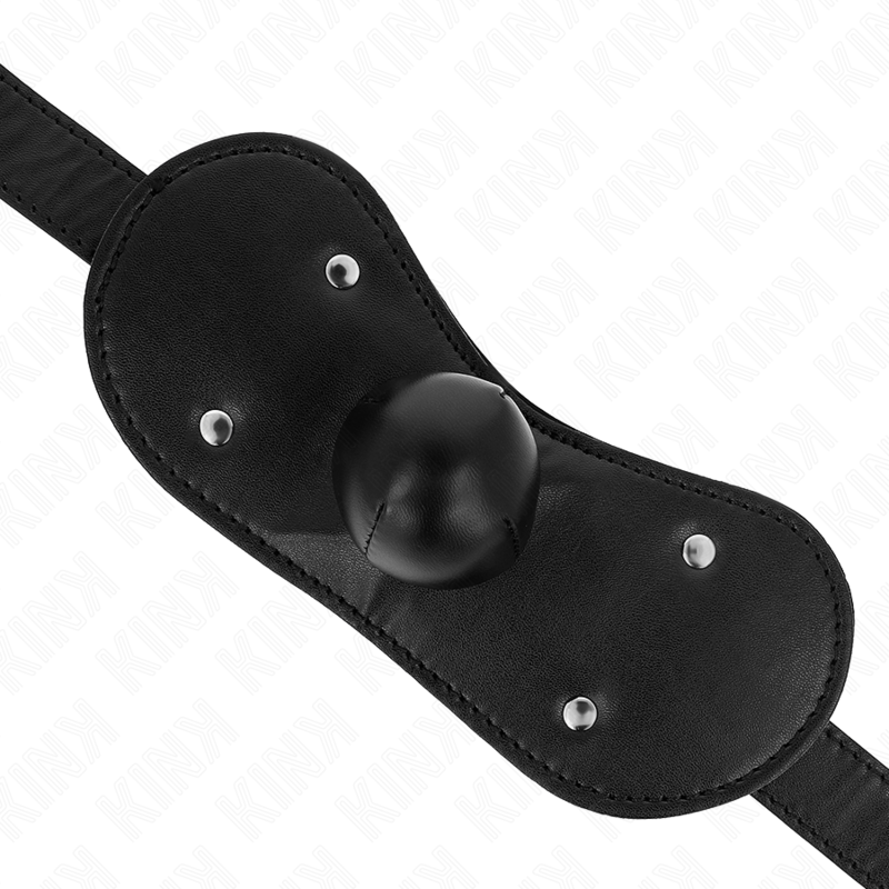KINK - MÁSCARA BOCAL CON MORDAZA DE BOLA Y CIERRE AJUSTABLE 42-60 CM